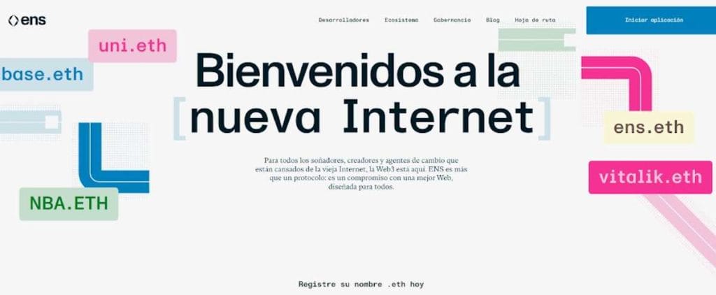 ENS de Ethereum facilita la gestion de direcciones