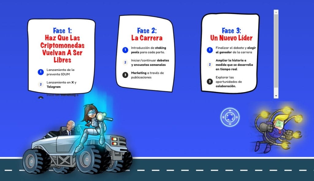 FreeDum Fighters atrae a los inversores con debates semanales y airdrops secretos