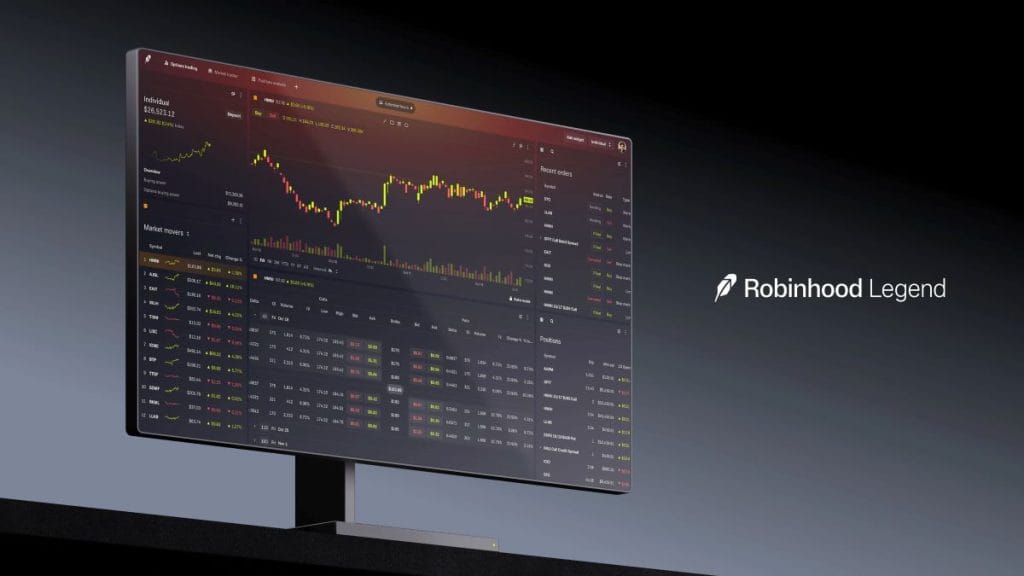 Robinhood Legend se enfocará en los operadores con más actividad.