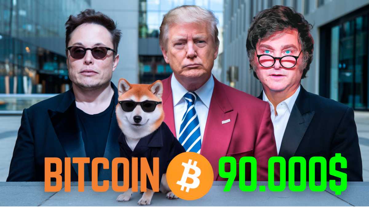 BITCOIN rompe los 90K – TRUMP crea D.O.G.E y Dogecoin se dispara – MILEI desafía a los BANCOS
