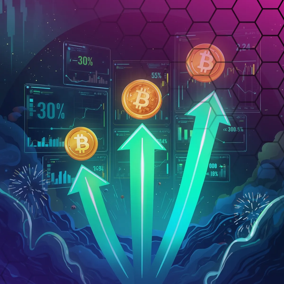 Un inicio de semana increíble para las criptomonedas: estas son las mejores subidas