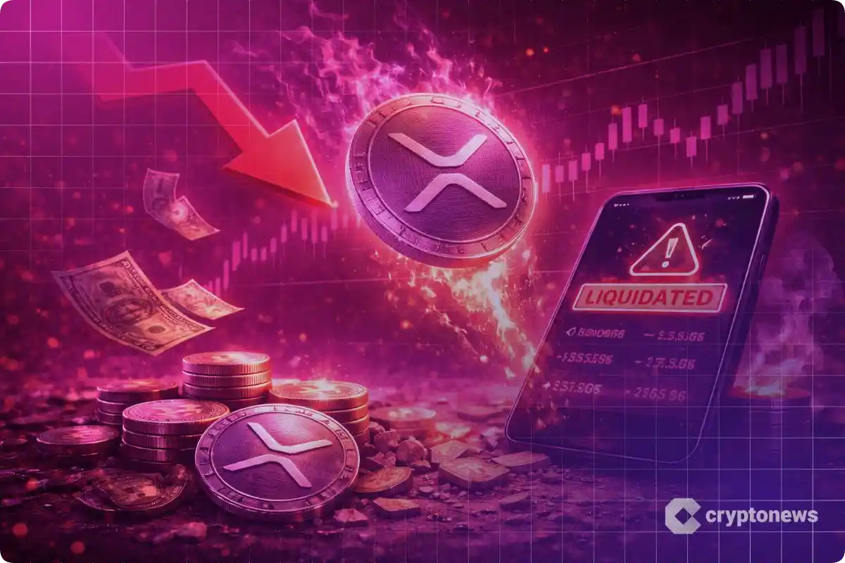 XRP cae 17% tras la liquidación de 46 millones en posiciones largas apalancadas