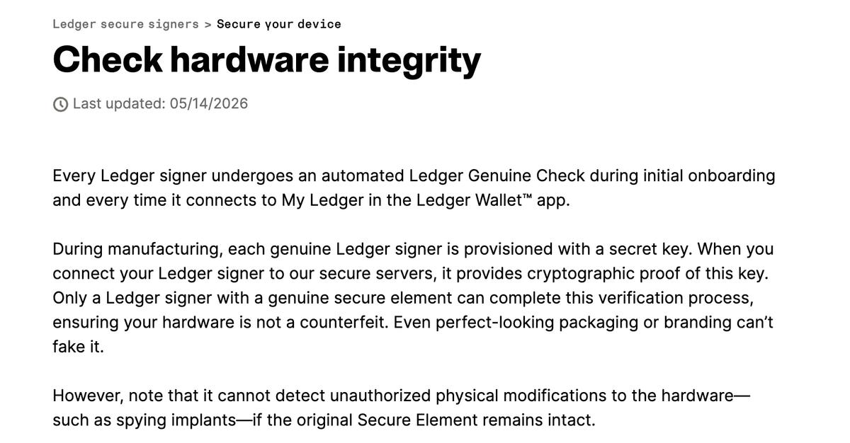 Se ha detectado un exploit de hardware en dispositivos Ledger vinculado a CryptoBilis, con pérdidas estimadas que alcanzan los 93 millones de dólares en 311 monederos a través de cinco cadenas.