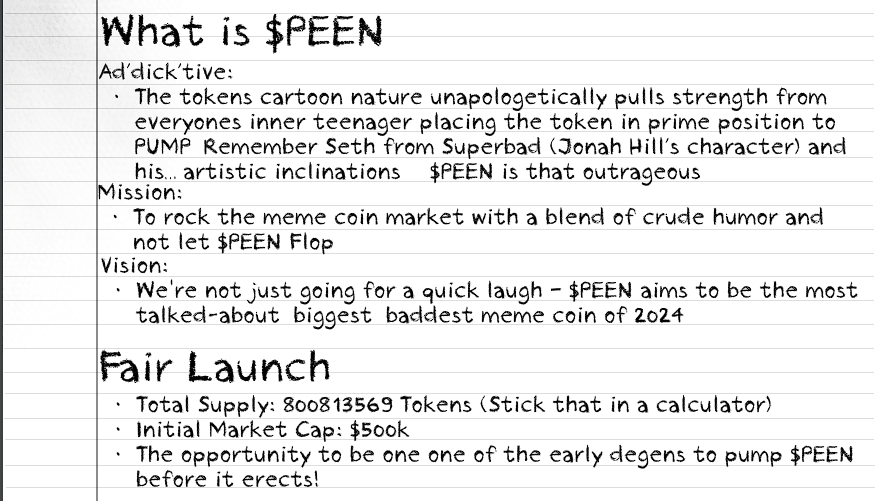 Tokenomia do Peen