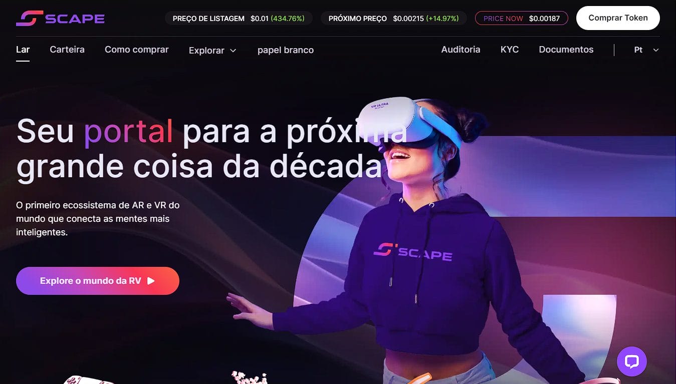Site oficial do projeto 5thScape