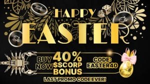 A plataforma de compartilhamento de receitas Scorpion Casino anunciou que está realizando um bônus de Páscoa de 40%.