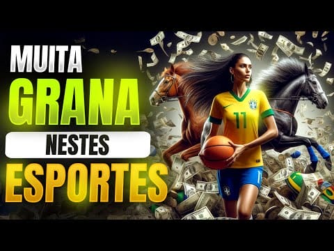 Tem MUITA gente jogando nestes esportes e LUCRANDO!