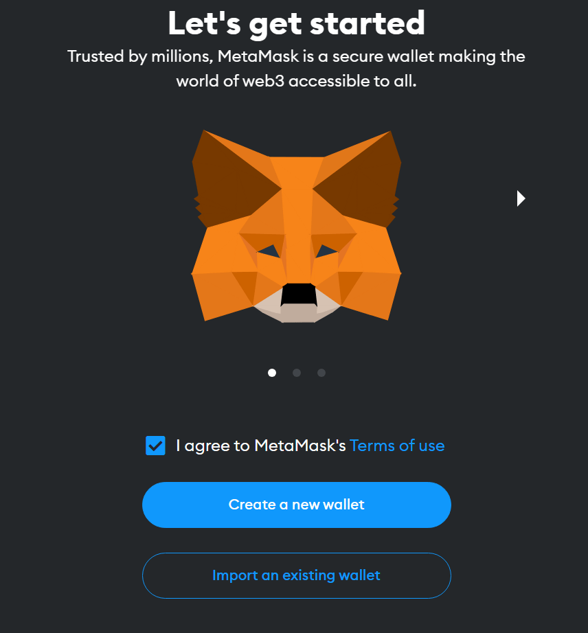 Hur sätta upp en MetaMask-plånbok