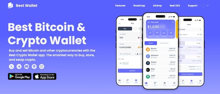 Best Wallet kryptobörs hemsida