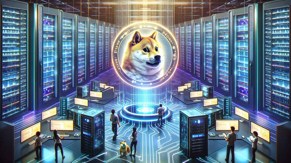 Dogecoin mining maskiner med dogecoin mynt
