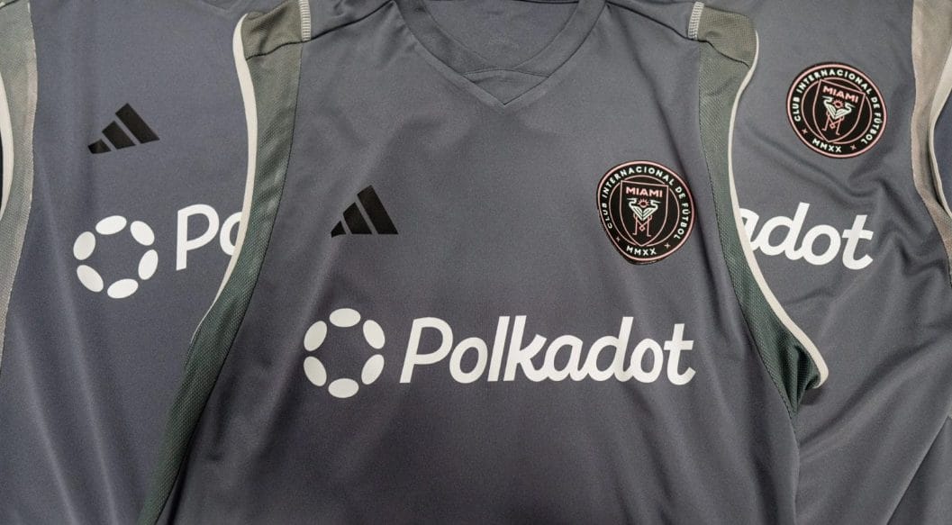 Inter Miami får Polkadot som draktsponsor.