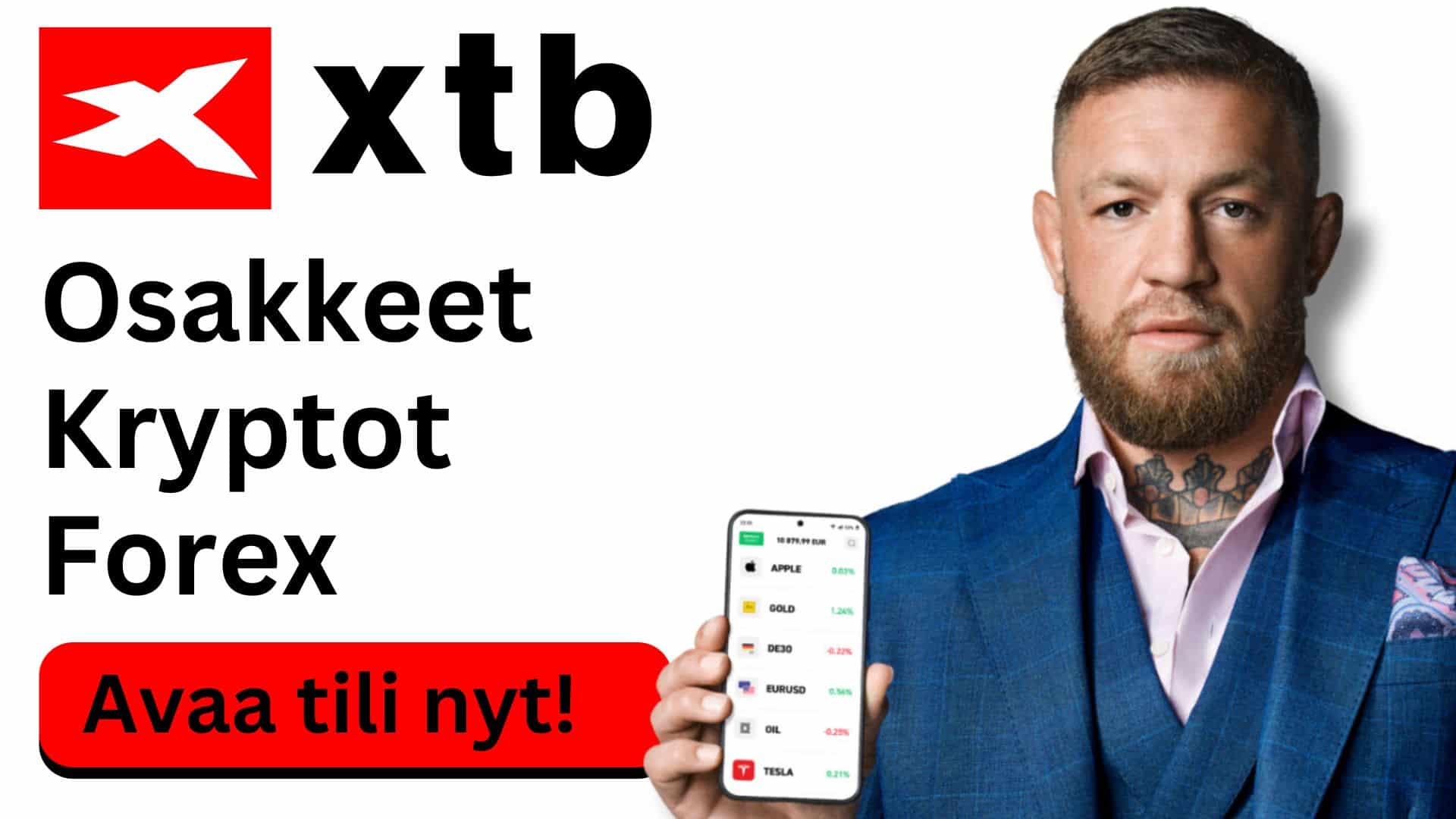 XTB mainosbanneri CTA