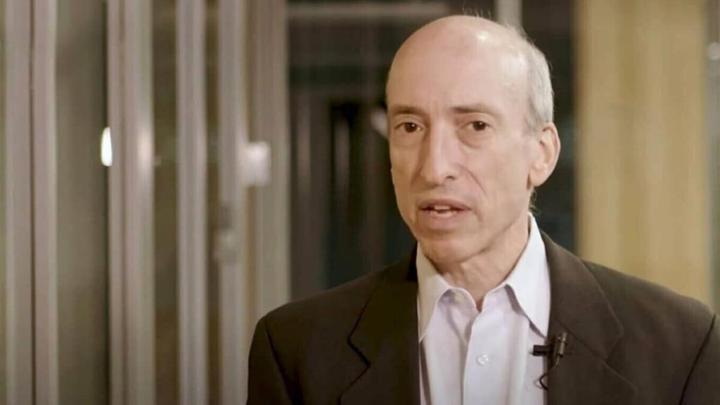 Gary Gensler, Yhdysvaltain arvopaperikomission SEC:n puheenjohtaja.