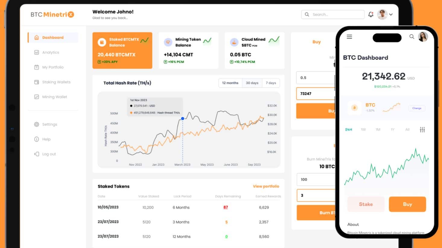 Bitcoin Minetrix sovellus