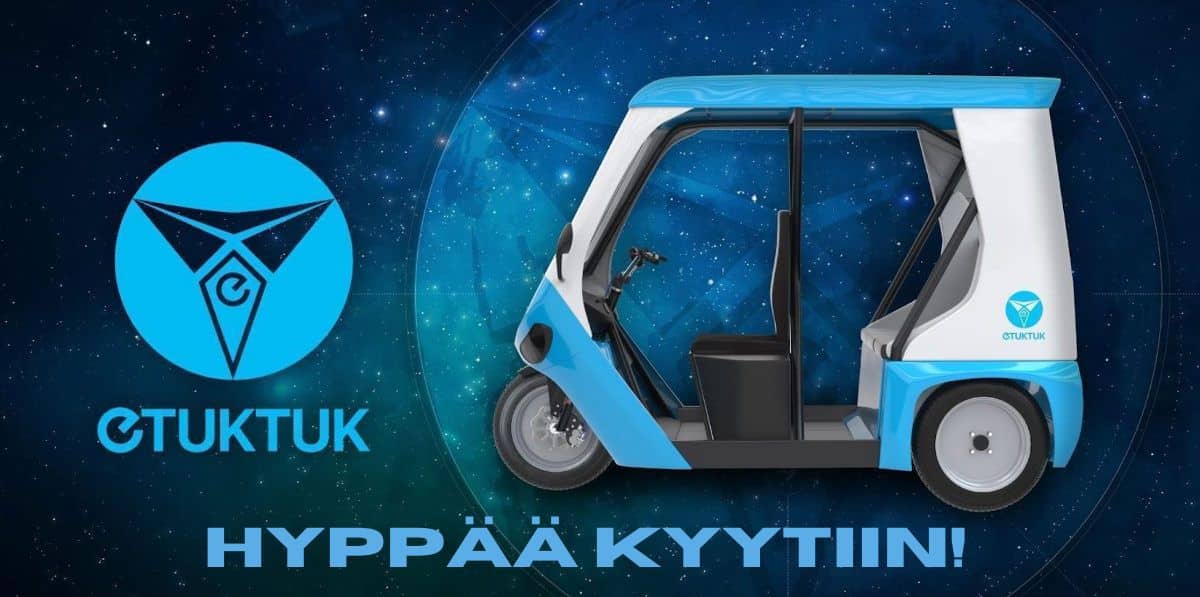 etuktuk esittelykuvassa ja teksti hypp&auml;&auml; kyytiin