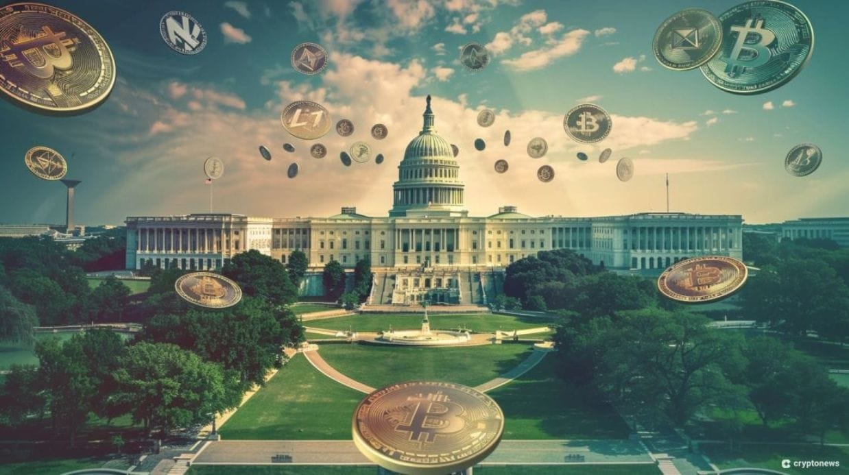 SEC saa arvostelua kongressista. Kuvituskuvassa kongressitalo ja bitcoin-kolikoita.