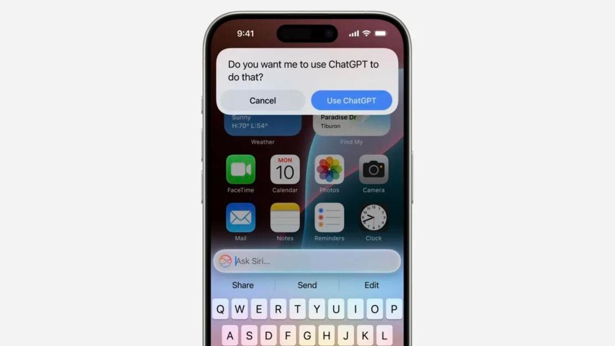 Apple intelligence screenshot