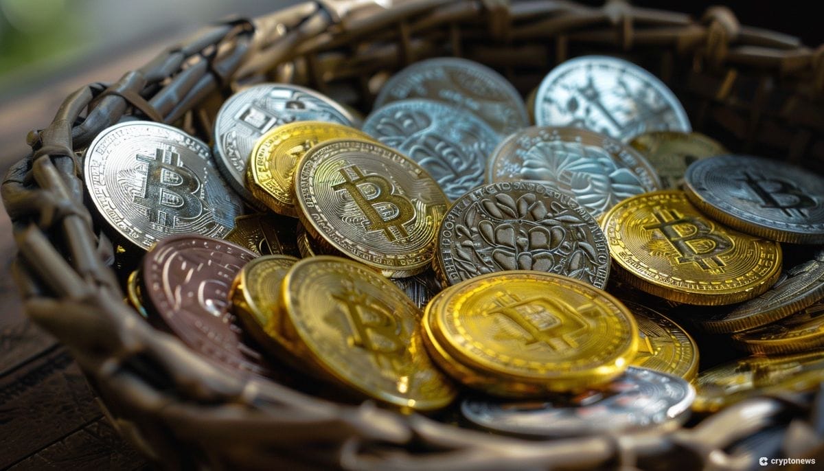 BitMEX meemikorin kuvituskuvassa meemikolikoita korissa.