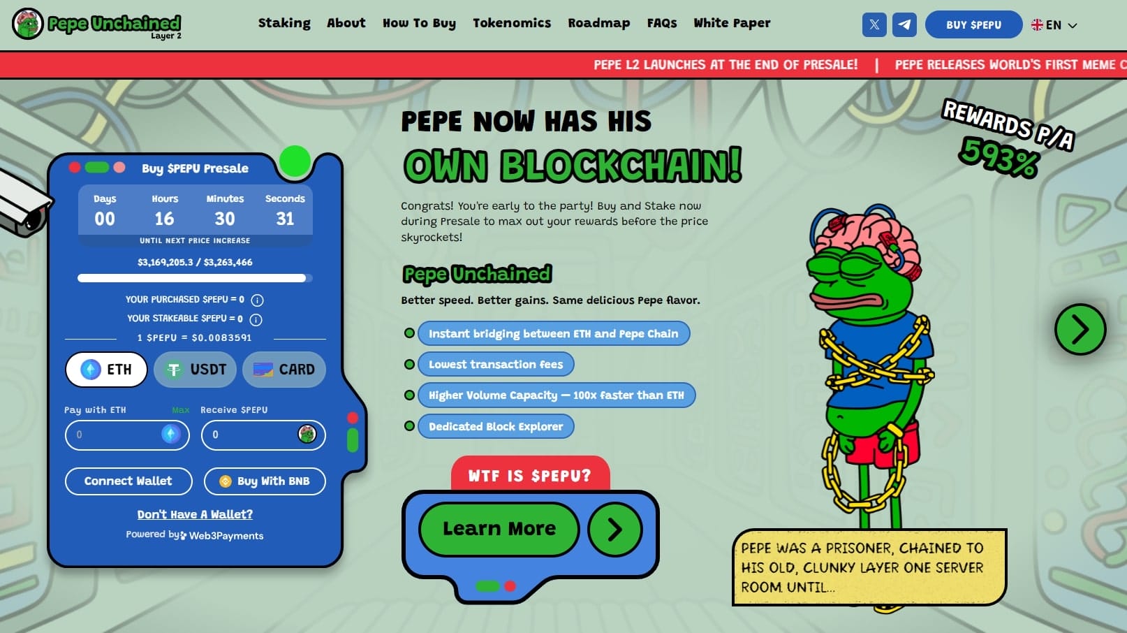 pepe unchained