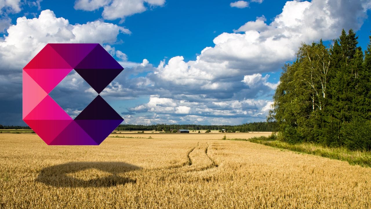 cryptonews suomi logo maalaismaisemissa