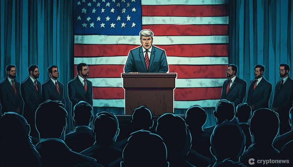 SEC saa uuden johtajan, kun presidenttivaihtuu. Kuvituskuvassa mies puhujanpöntössä.