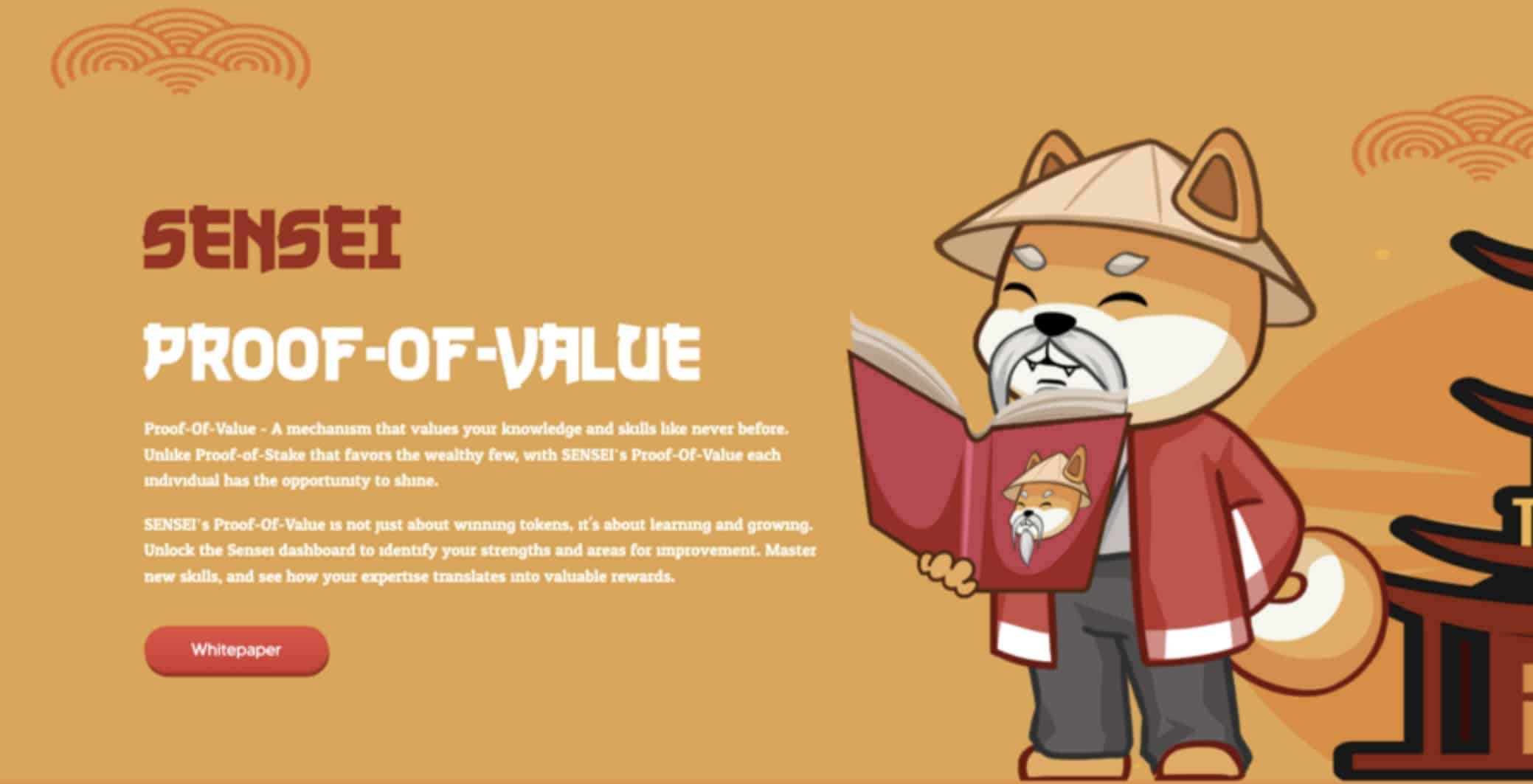 주목할 만한 신규 밈코인: 센세 이누 사전 판매 34만 달러 모금