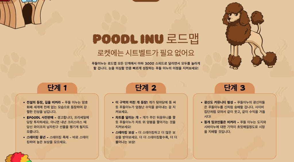 푸들 이누 로드맵