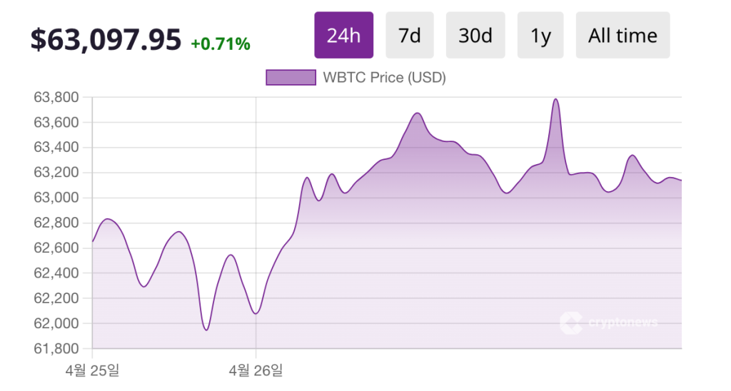 ERC20 토큰 종류 랩트 비트코인