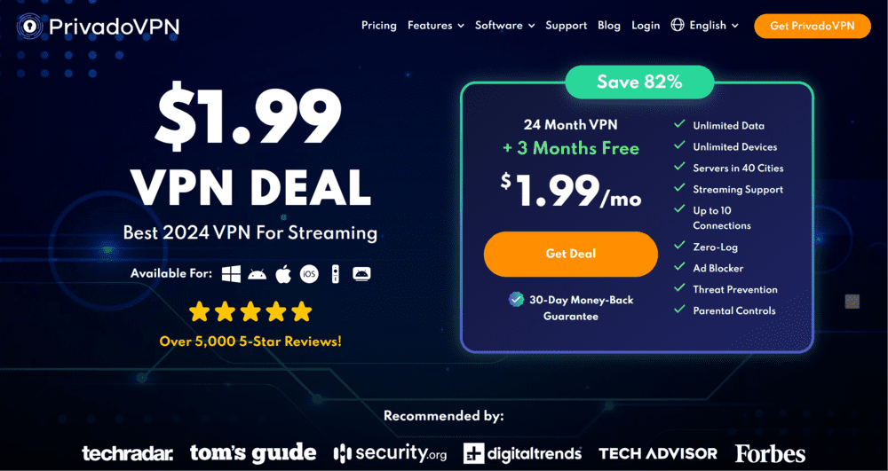 프리바도 vpn