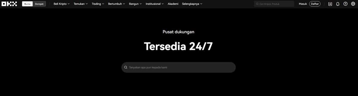 OKX Pusat dukungan