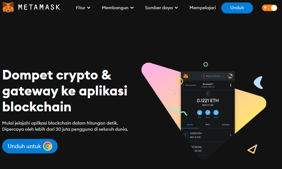 Sponge V2 dengan MetaMask