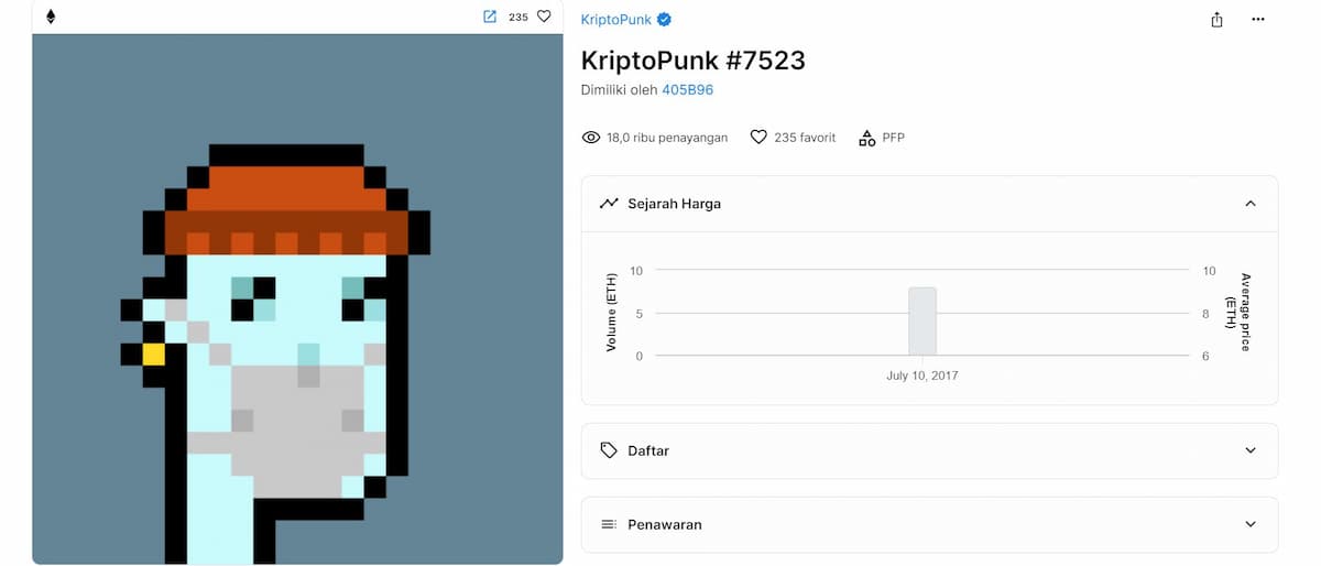 CryptoPunk #7523