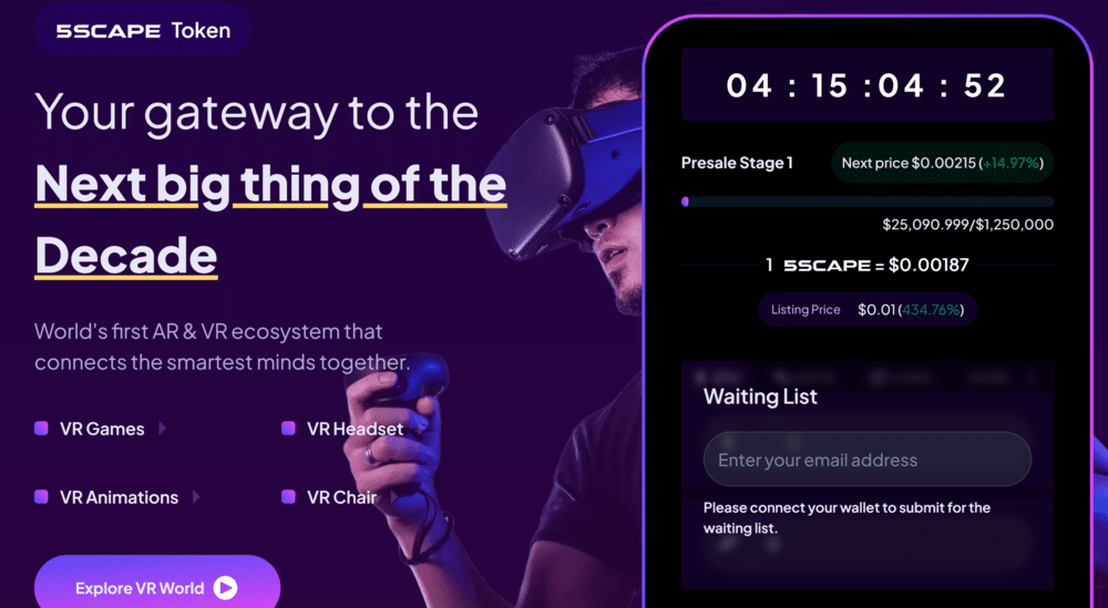 Presale token 5ThScape