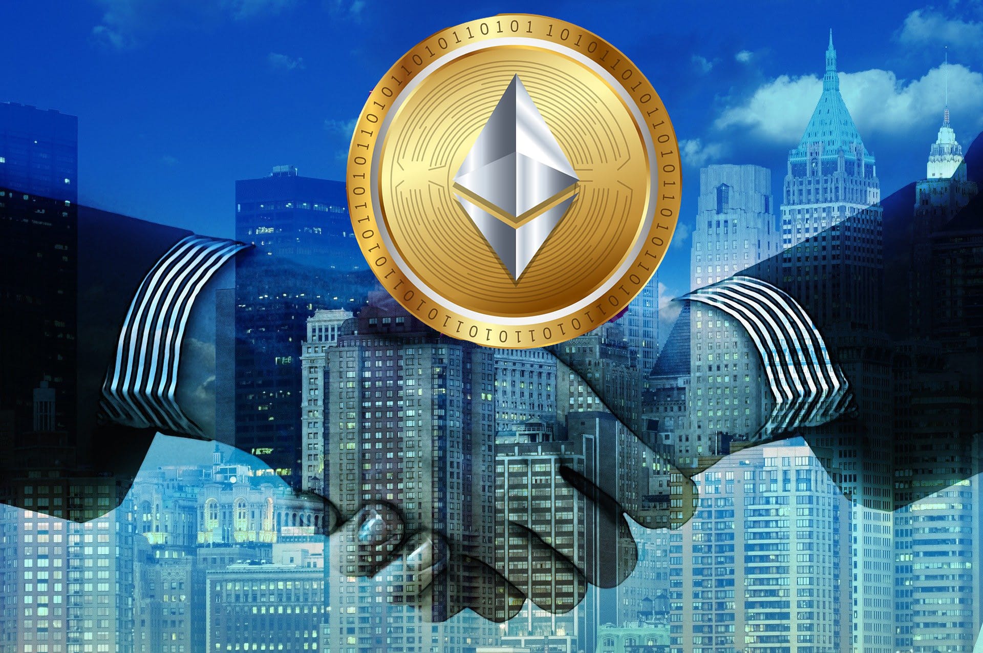 Ilustrasi pemanfaatan Ethereum untuk perusahaan