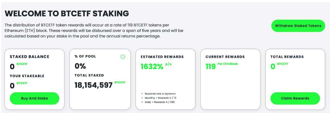 BTC ETF STaking