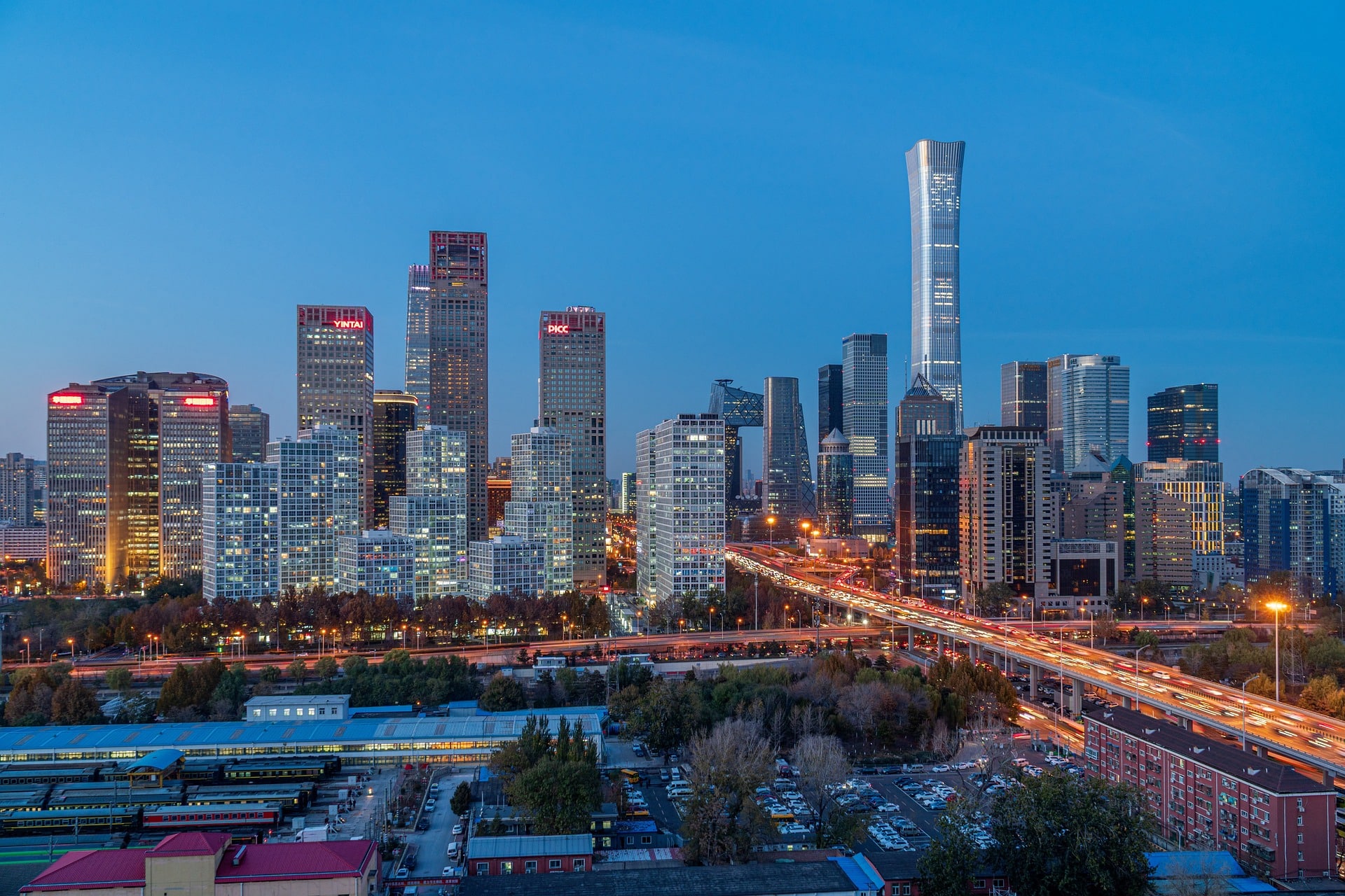 Skyline Peking in China