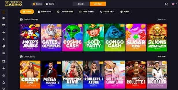 sccorpion spiele