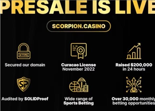 scorp presale