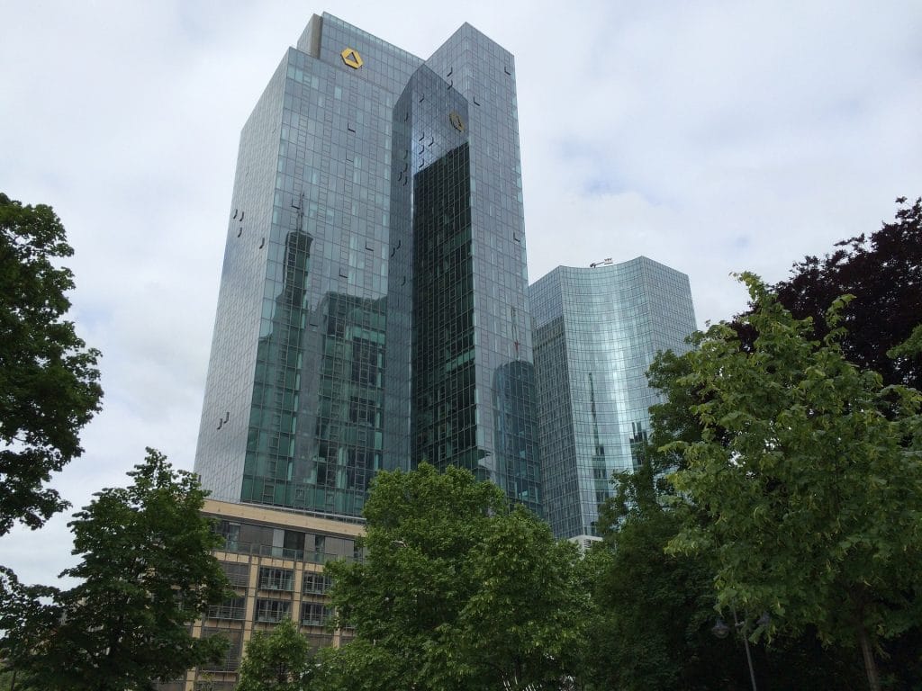 Die Commerzbank in Frankfurt