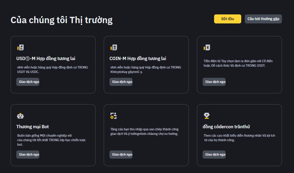 Phí giao dịch Binance Futures