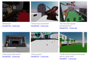 CryptoVoxels.