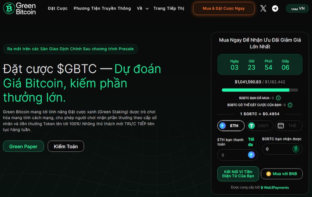 Bitcoin xanh ($GBTC) - Bán trước