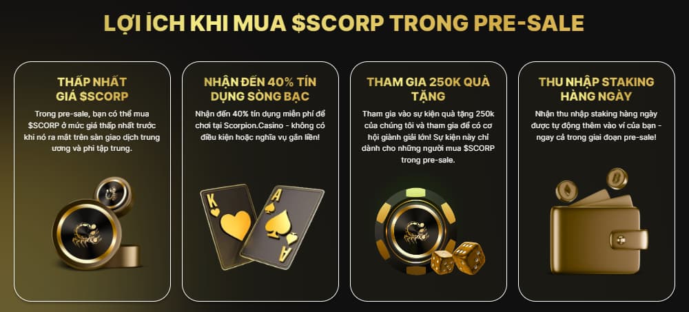 Token SCORP: Chìa khóa dẫn đến những lợi ích đặc biệt