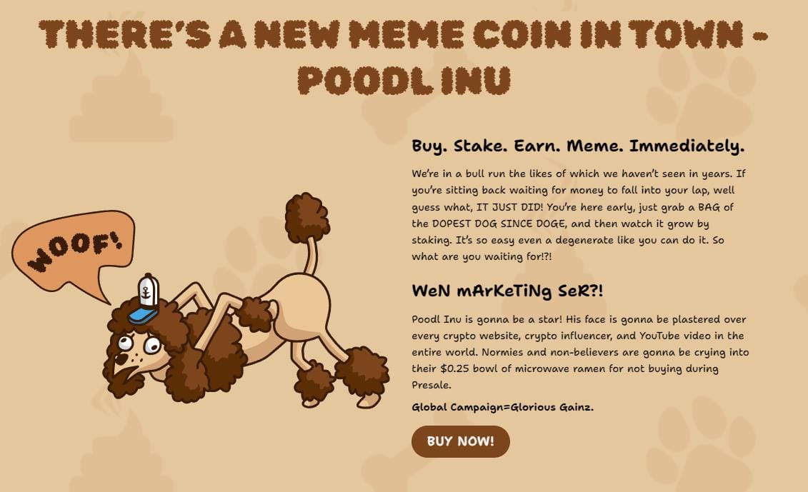 Poodl Inu kh&ocirc;ng phải l&agrave; c&aacute;i t&ecirc;n m&agrave; bạn n&ecirc;n bỏ qua