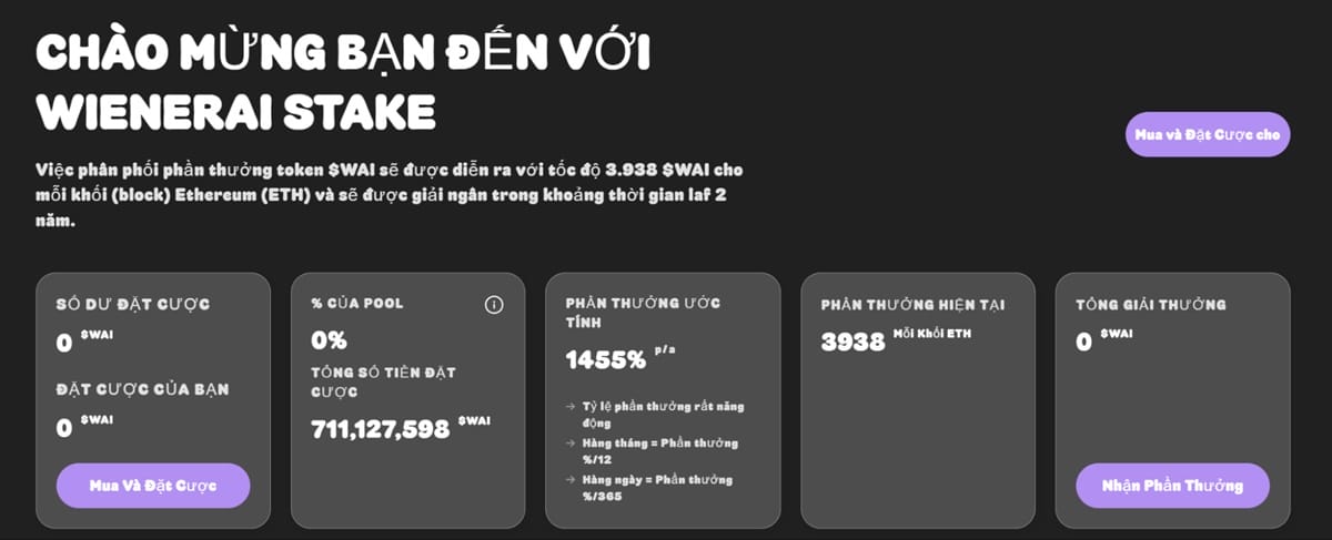 WeinerAI (WAI) presale