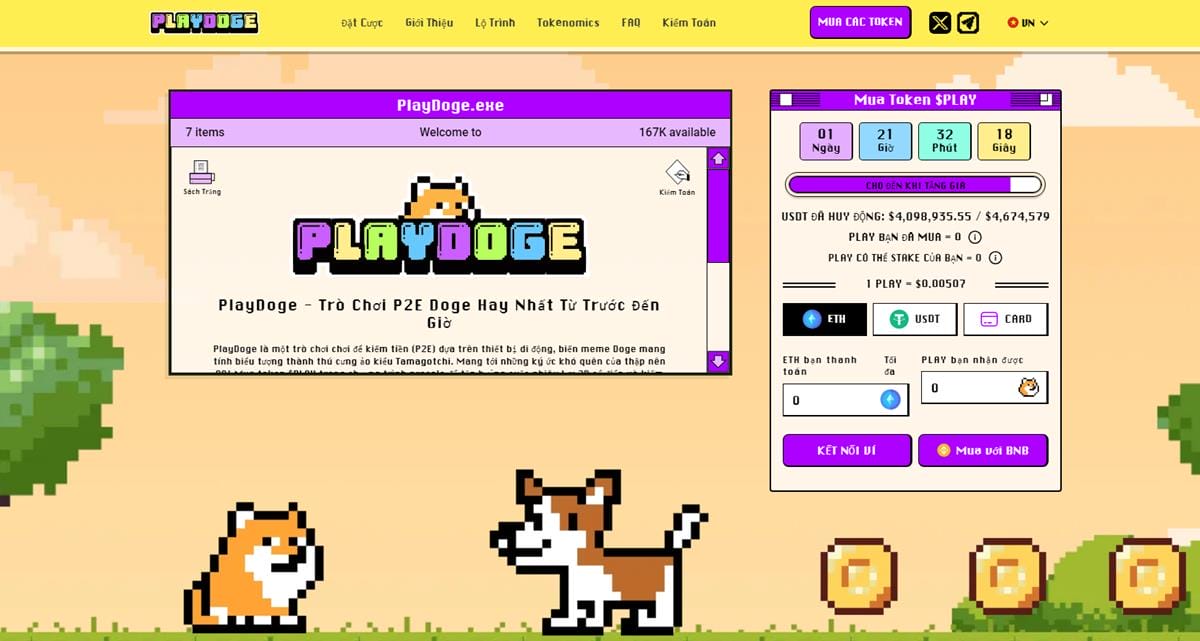 PlayDoge công bố Ethereum Staking