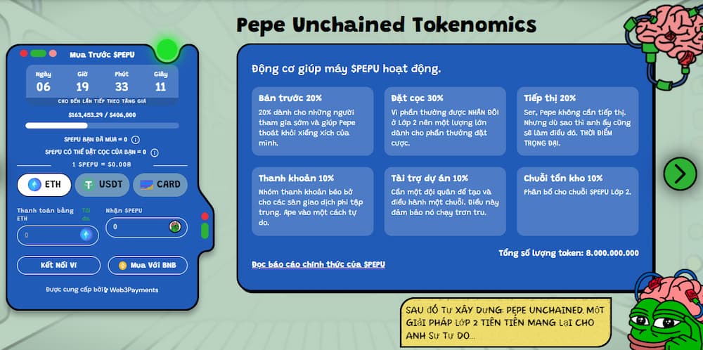 Tokenomics và lộ trình được thiết kế cho sự tăng trưởng và mở rộng bền vững