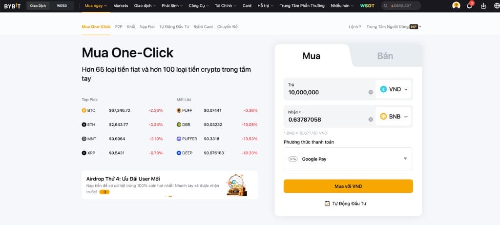 ByBit – Sàn giao dịch hiện đại với nhiều sản phẩm, tính năng đa dạng