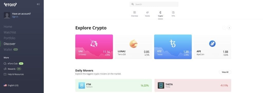 eToro – Nền tảng phù hợp nhất cho người mới, non kinh nghiệm