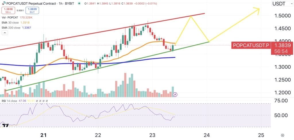กราฟราคา Popcat/usdt